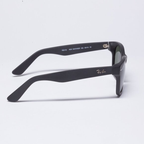 RAY BAN RB2132 622 Black Square 55 mm Unisex Sunglasses Made in Italy - Picture 5 of 10